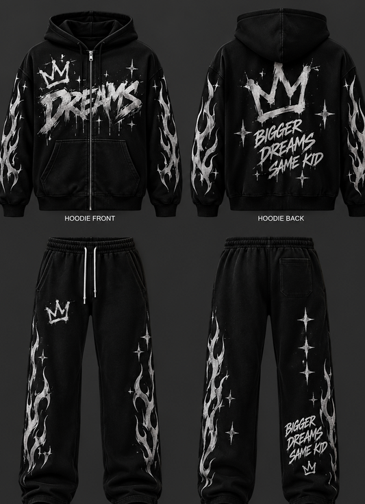 dreams sweatsuits  men and girls